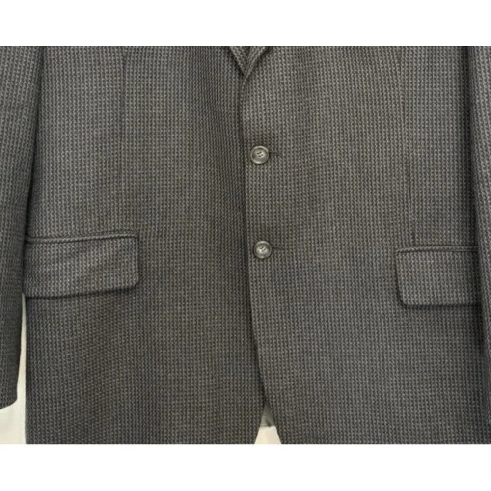 Per Gruppo STARS Men’s Blazer Size 46R Black Gray  Sport Coat Jacket